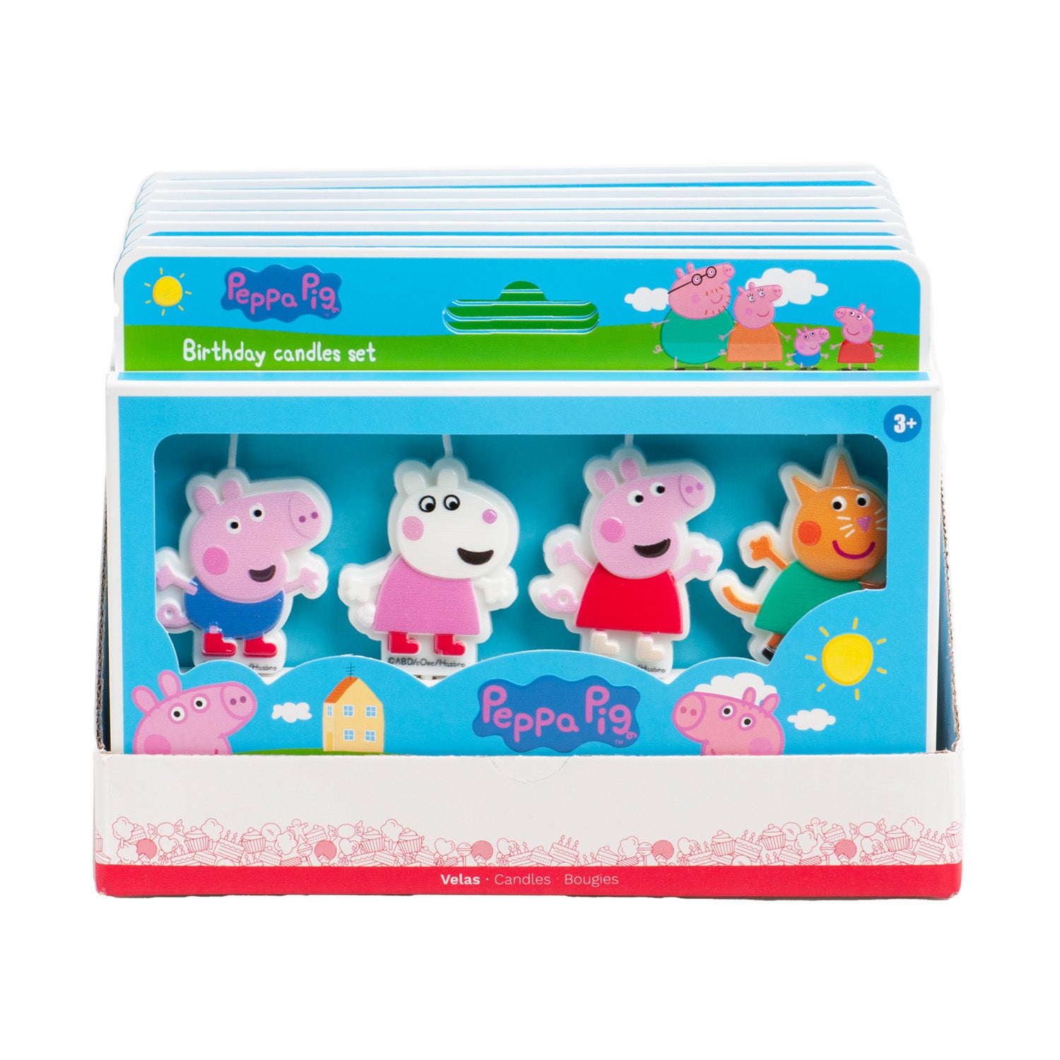 VELAS CUMPLEAÑOS PEPPA PIG 4UD