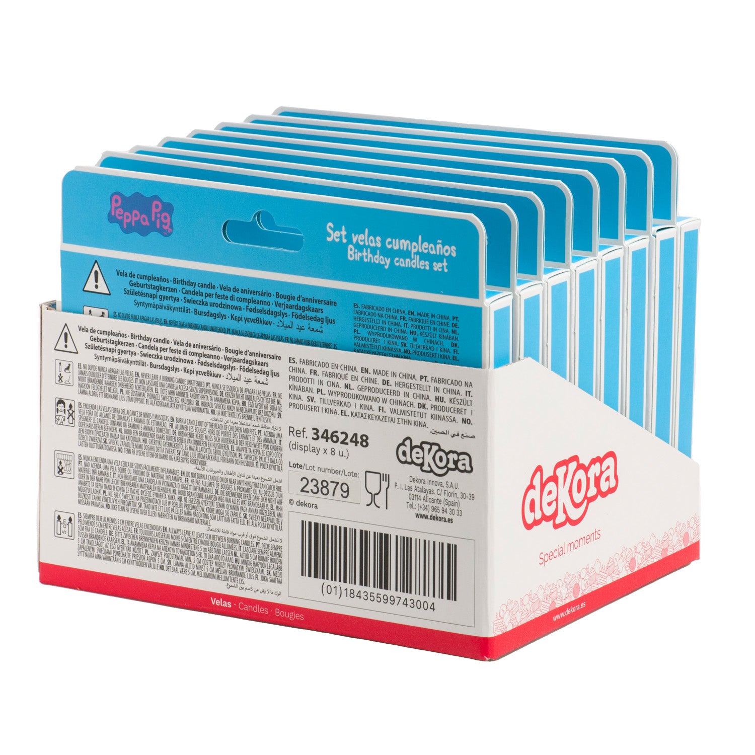 VELAS CUMPLEAÑOS PEPPA PIG 4UD