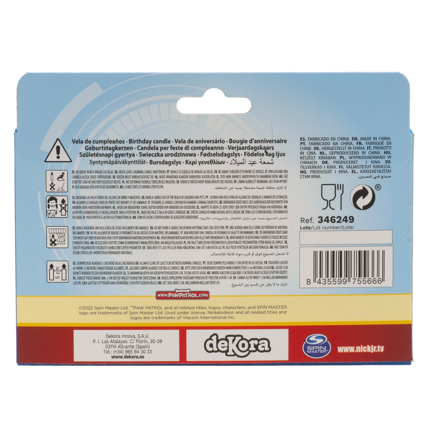 CANDELAS COMPLEANNO PAW PATROL 4UD