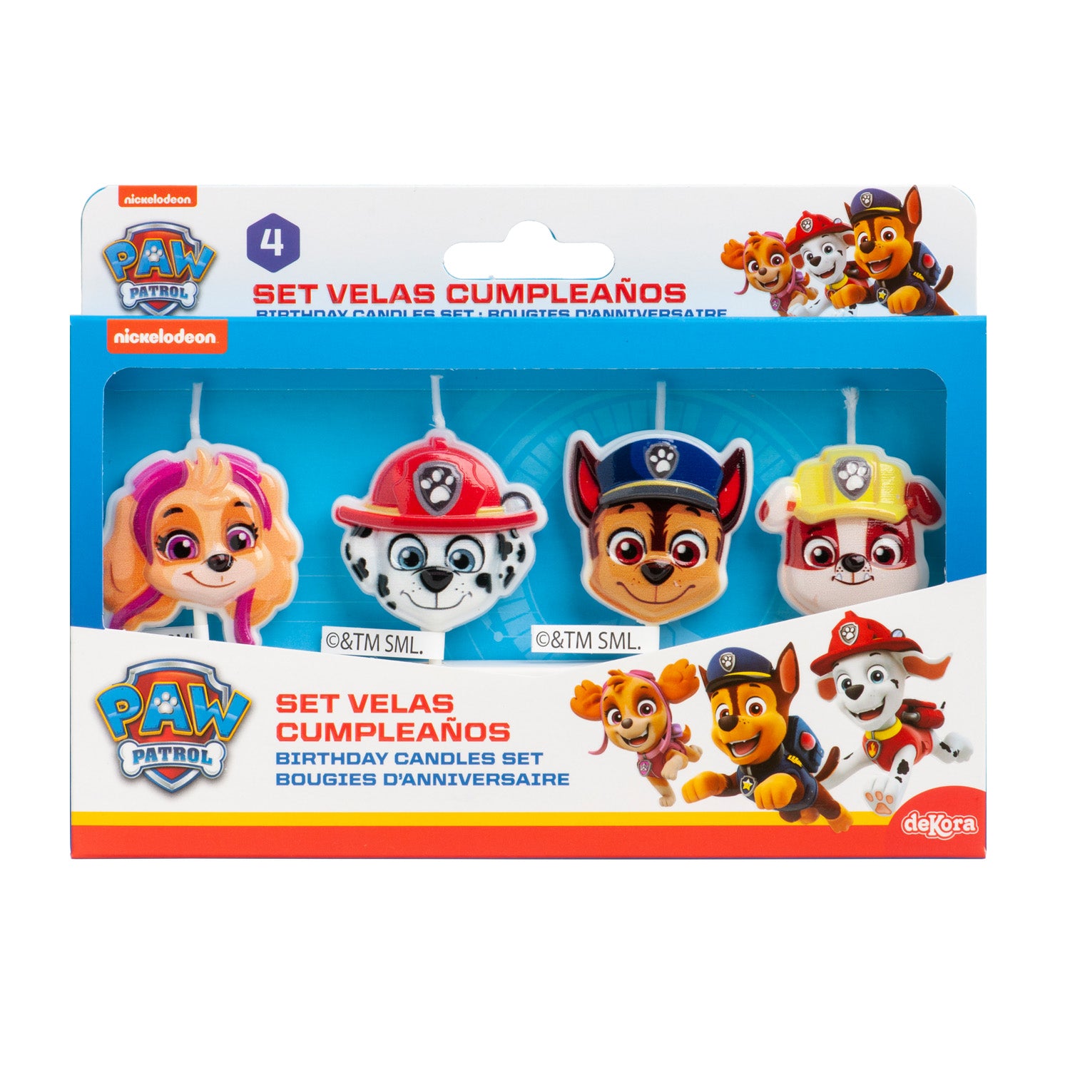 CANDELAS COMPLEANNO PAW PATROL 4UD