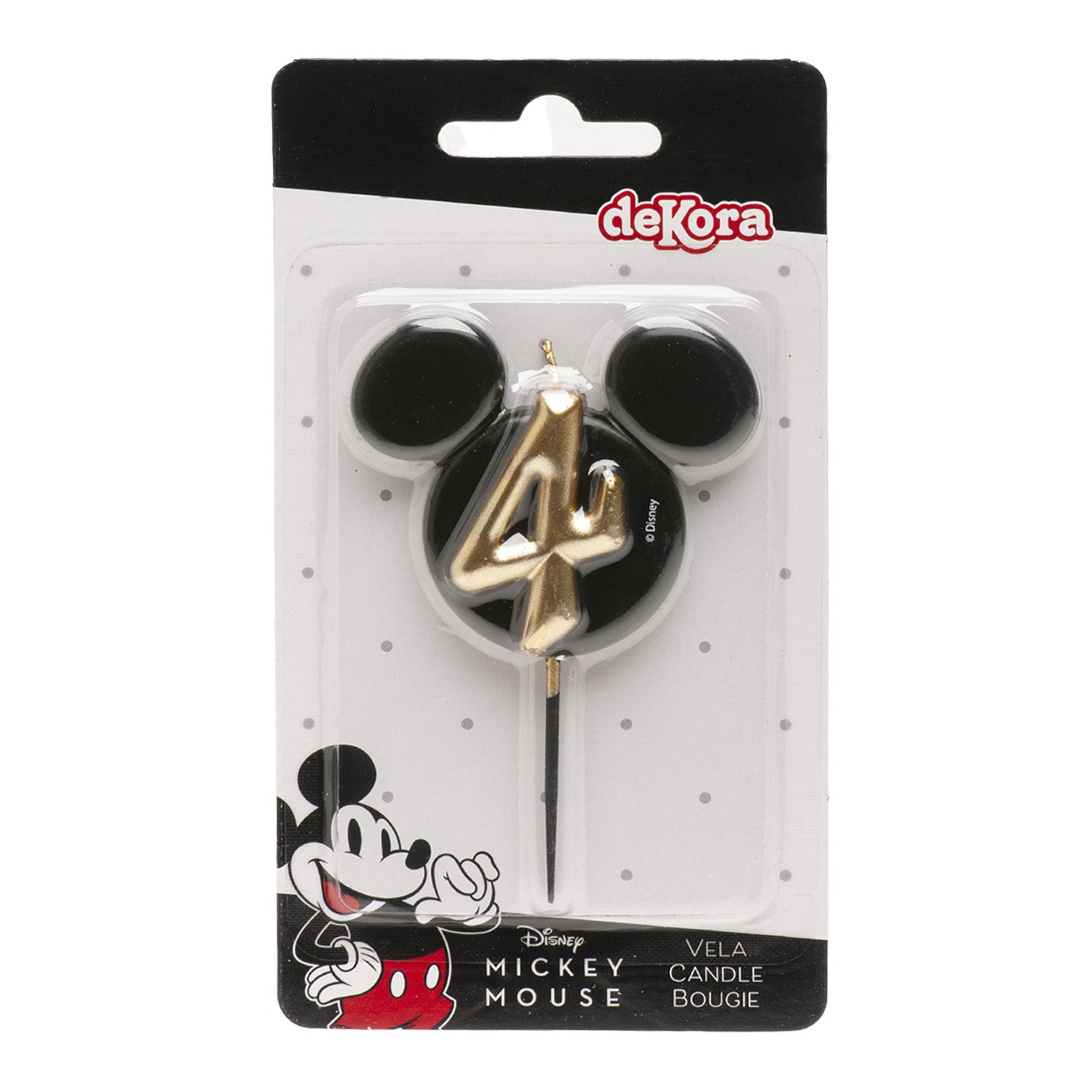 BOUGIES D'ANNIVERSAIRE OREILLES DE MICKEY MOUSE 8,5 CM | N°4
