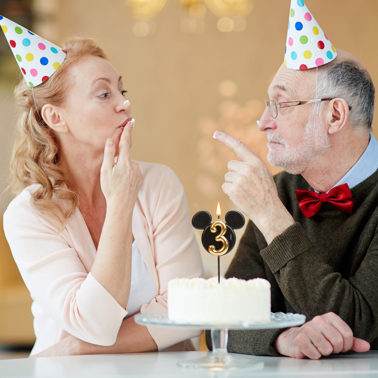 BOUGIES D'ANNIVERSAIRE OREILLES DE MICKEY MOUSE 8,5 CM | N°5