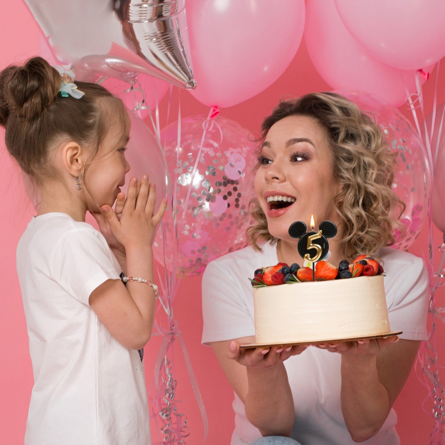 BOUGIES D'ANNIVERSAIRE OREILLES DE MICKEY MOUSE 8,5 CM | N°5