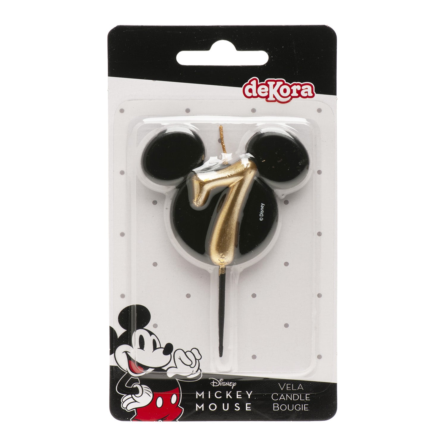 BOUGIES D'ANNIVERSAIRE OREILLES DE MICKEY MOUSE 8,5 CM | N°7