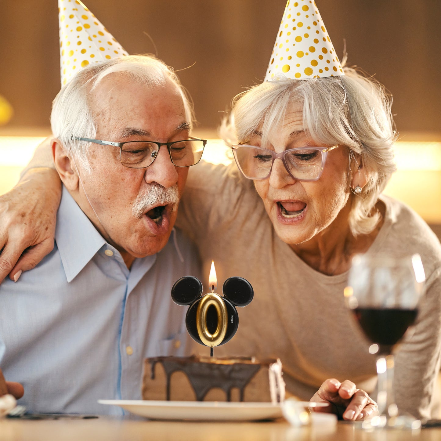 BOUGIES D'ANNIVERSAIRE OREILLES DE MICKEY MOUSE 8,5 CM | N°0