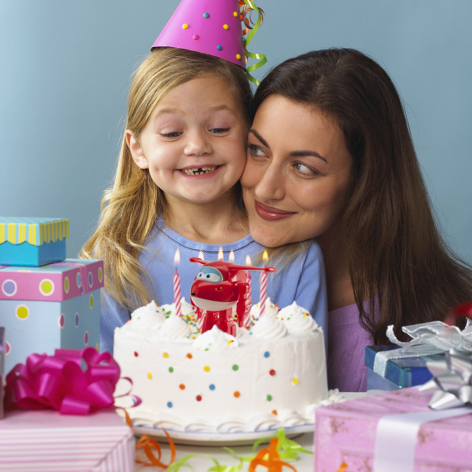 6 PVC FIGURINES SUPER WINGS JETT 7CM