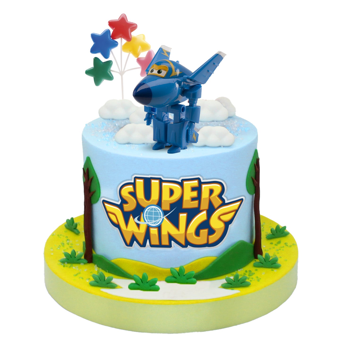 6 PVC FIGURINES SUPER WINGS JEROME 7CM