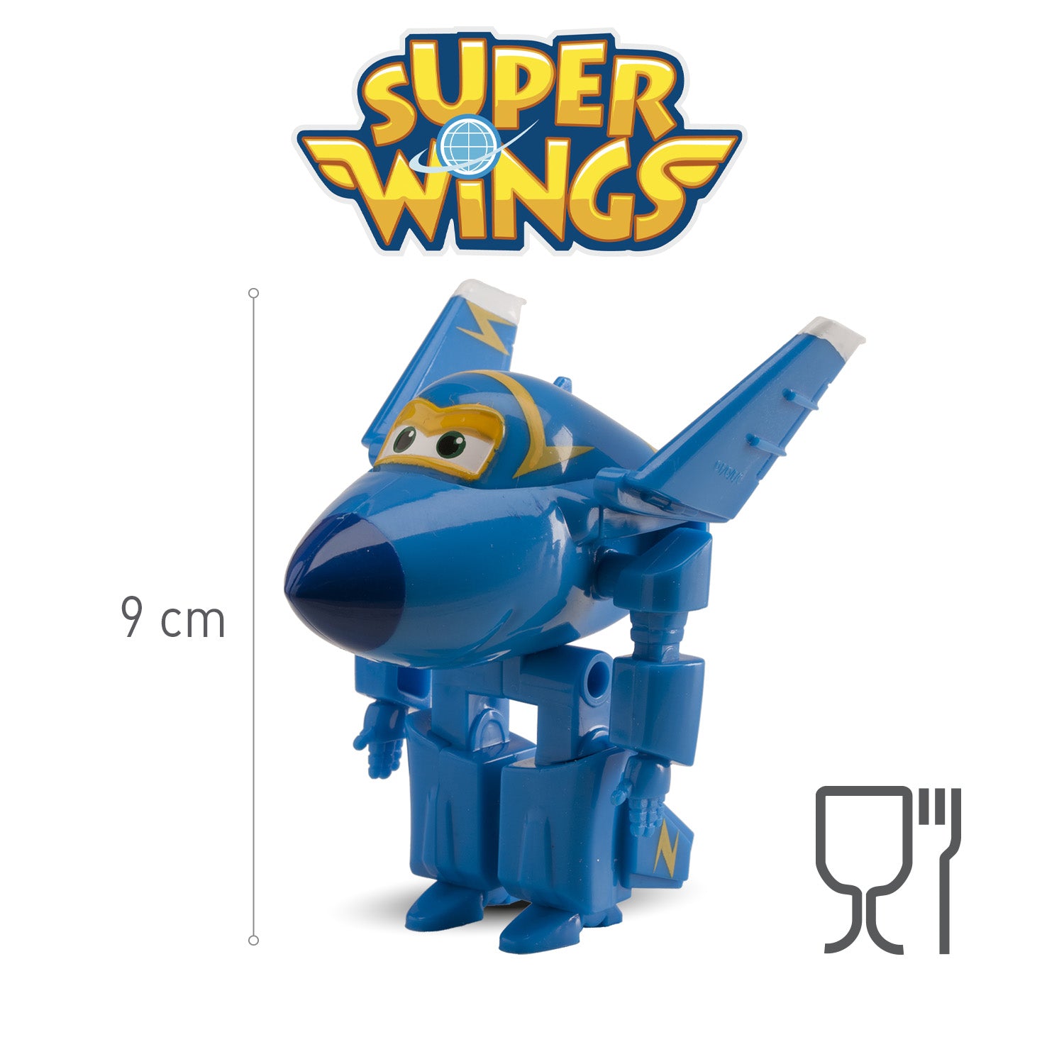 6 PVC FIGURINES SUPER WINGS JEROME 7CM