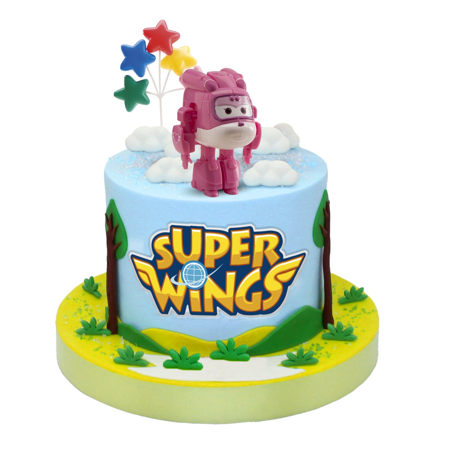 CONJ. 6 PVC SUPER WINGS DIZZY 7 CM