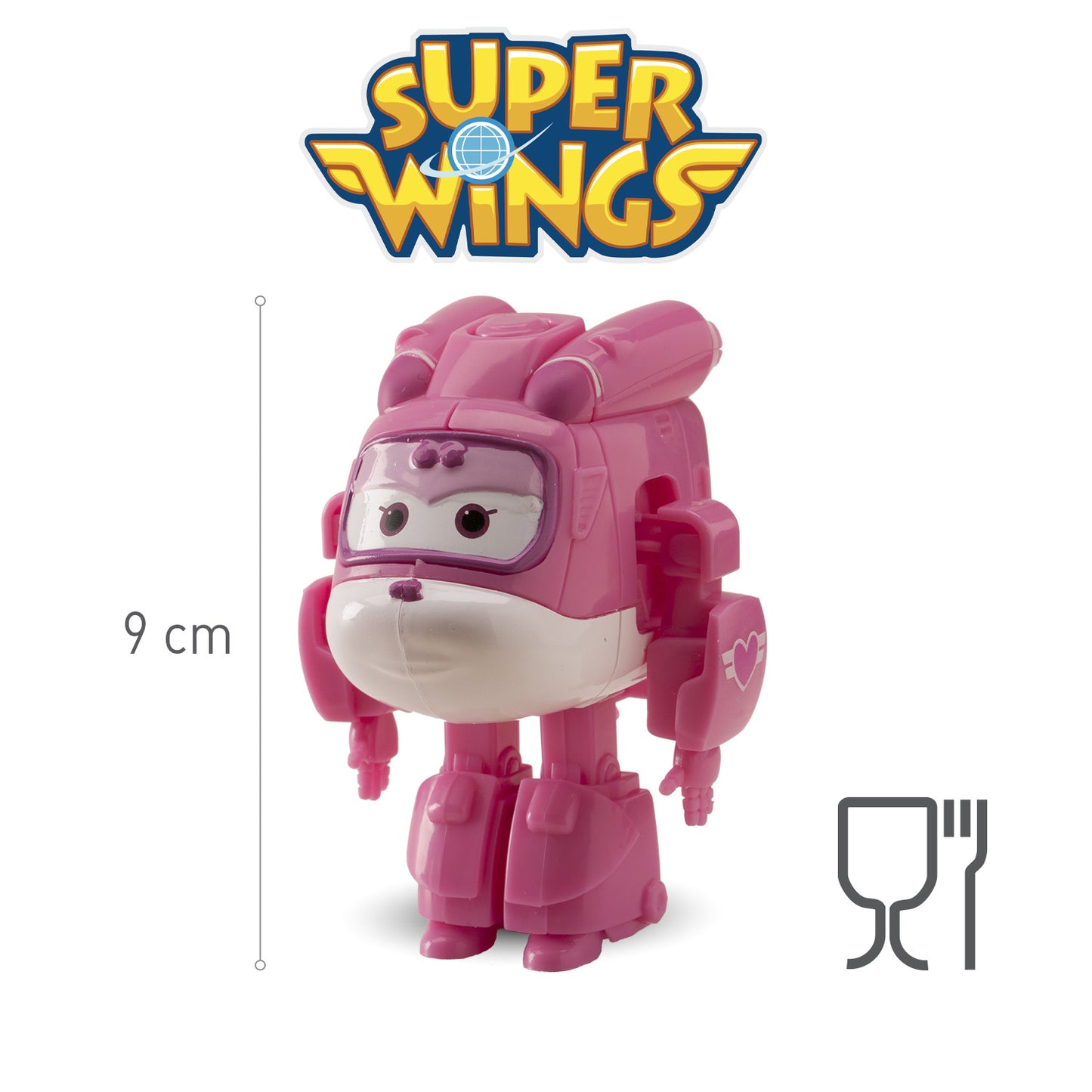 CONJ. 6 PVC SUPER WINGS DIZZY 7 CM
