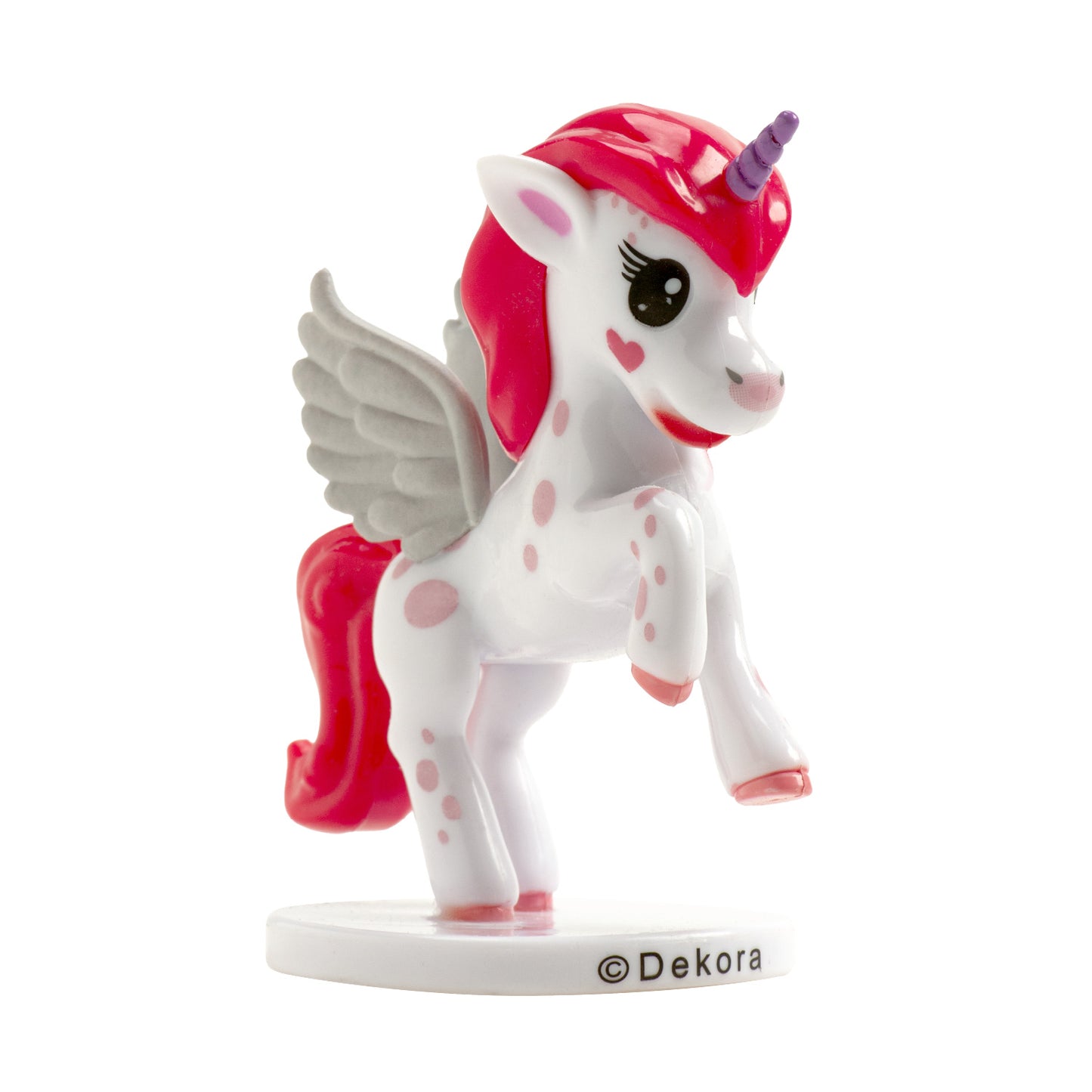 SET 6 FIGURINES EN PVC LICORNE 9 CM