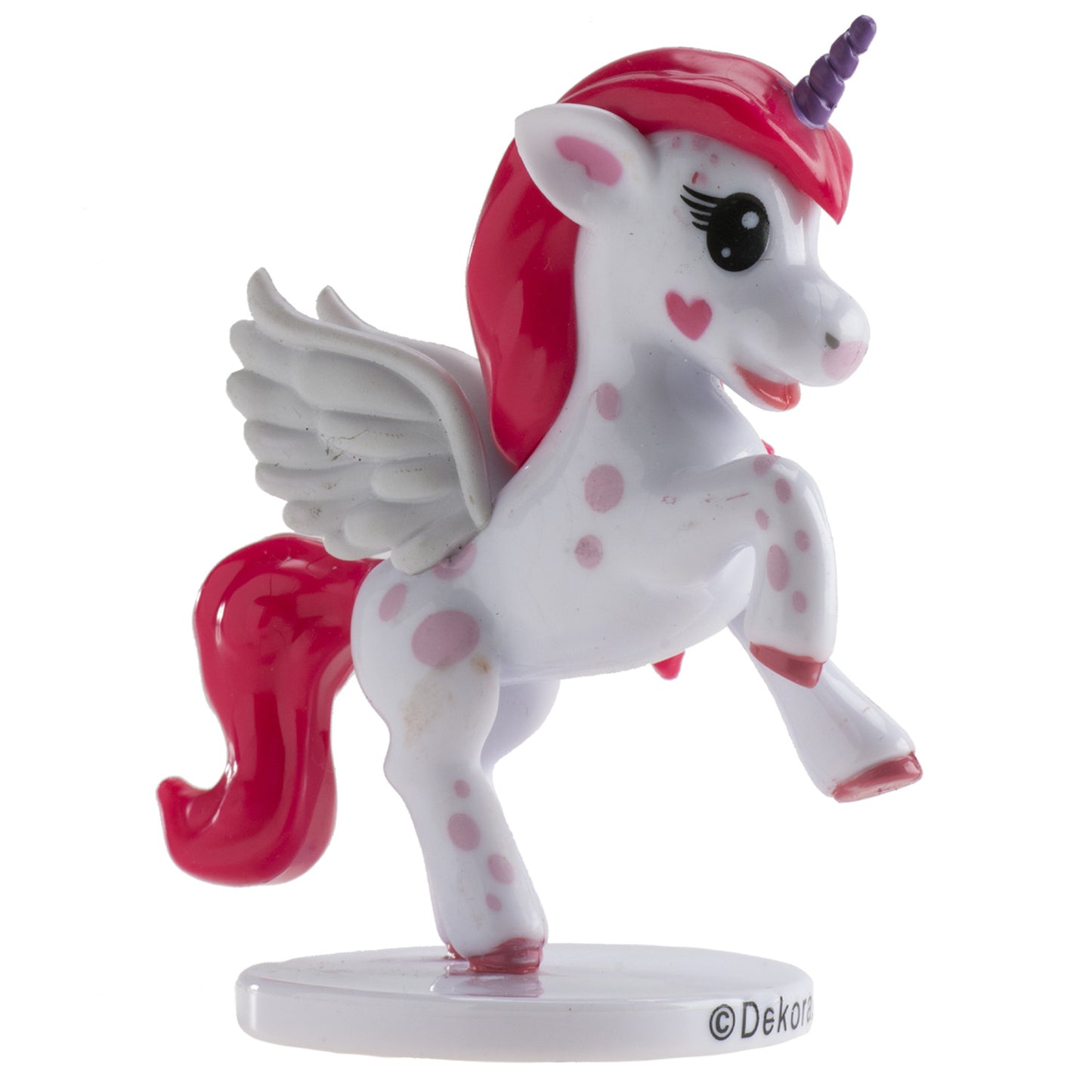 SET 6 FIGURINES EN PVC LICORNE 9 CM