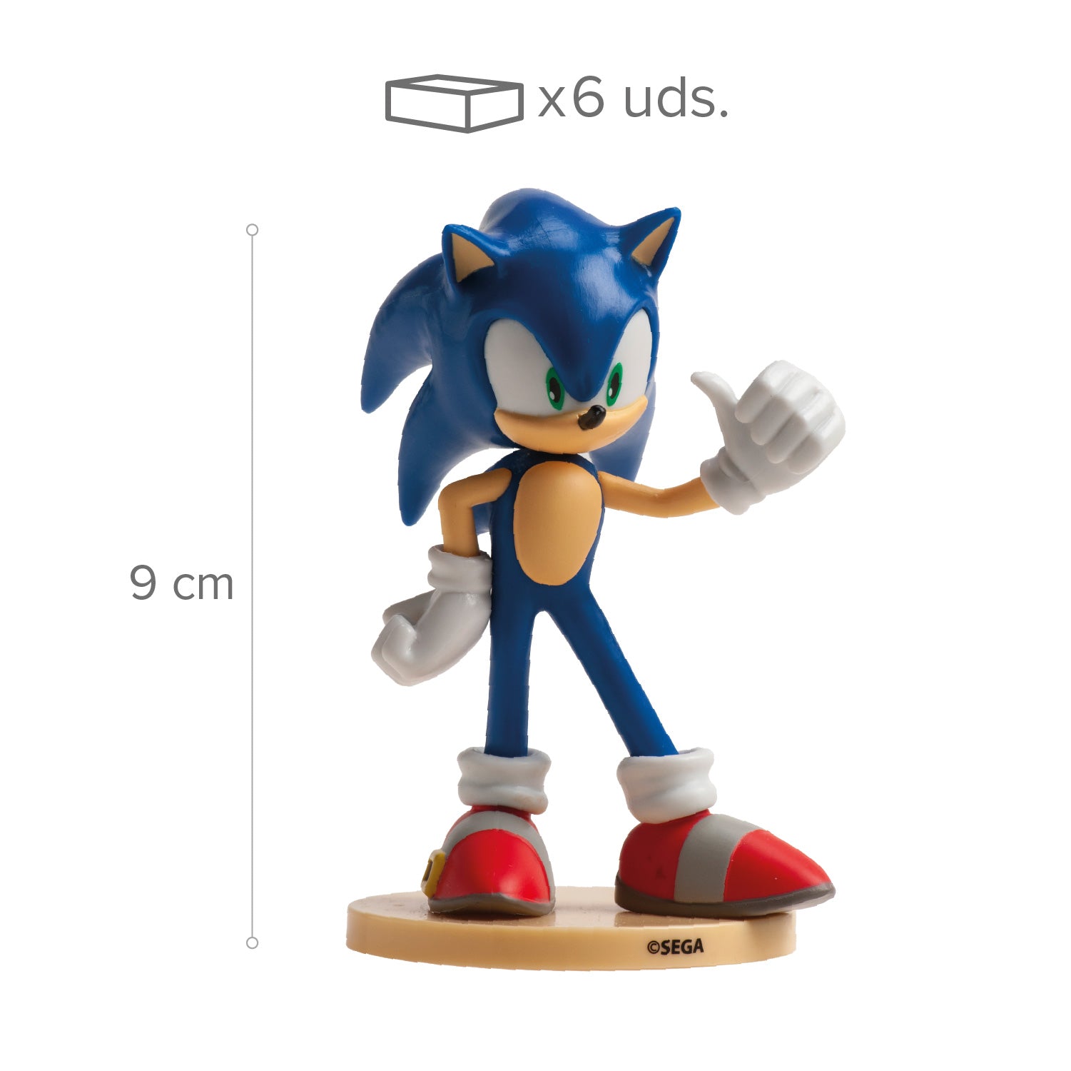 SONIC SET PVC 9 CM