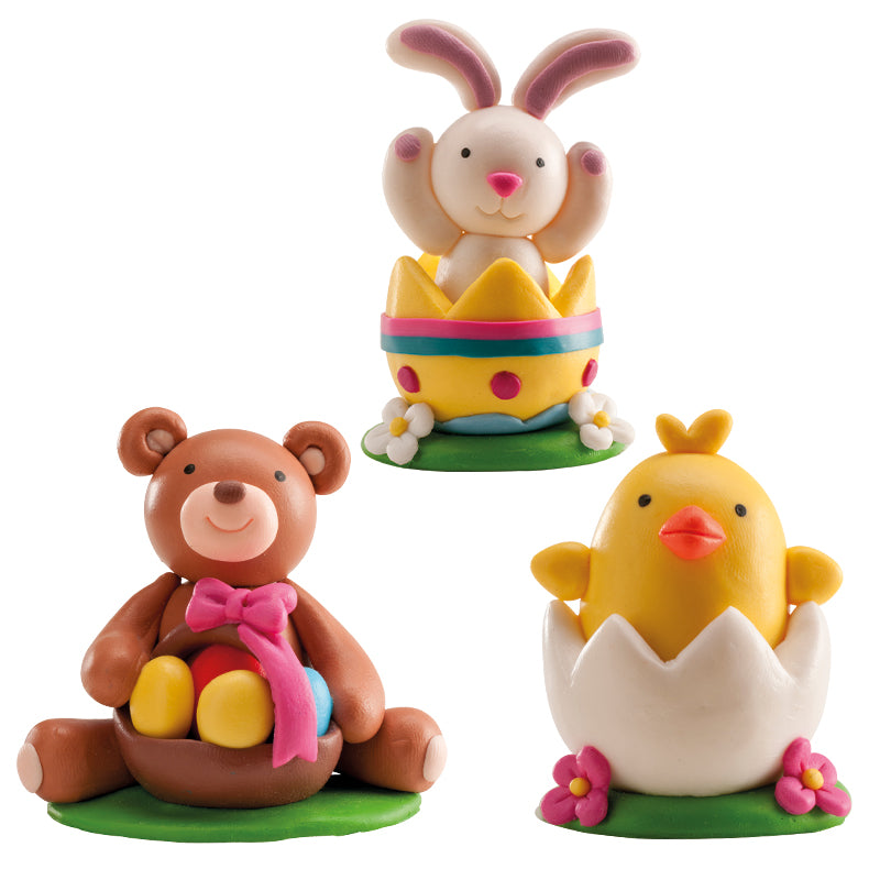 FIGURAS DE CLAY 3D SURTIDO PASCUA 5,5 CM