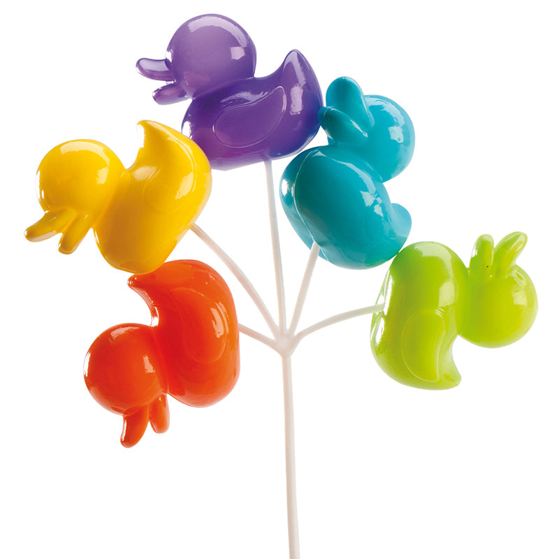 CONJ GLOBOS PATINHOS 17 CM