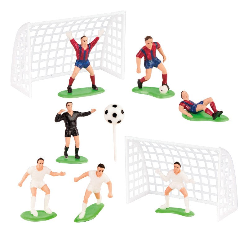 CAIXA 12 KITS PLÁSTICO "FUTEBOL" 5 - 6,5 CM
