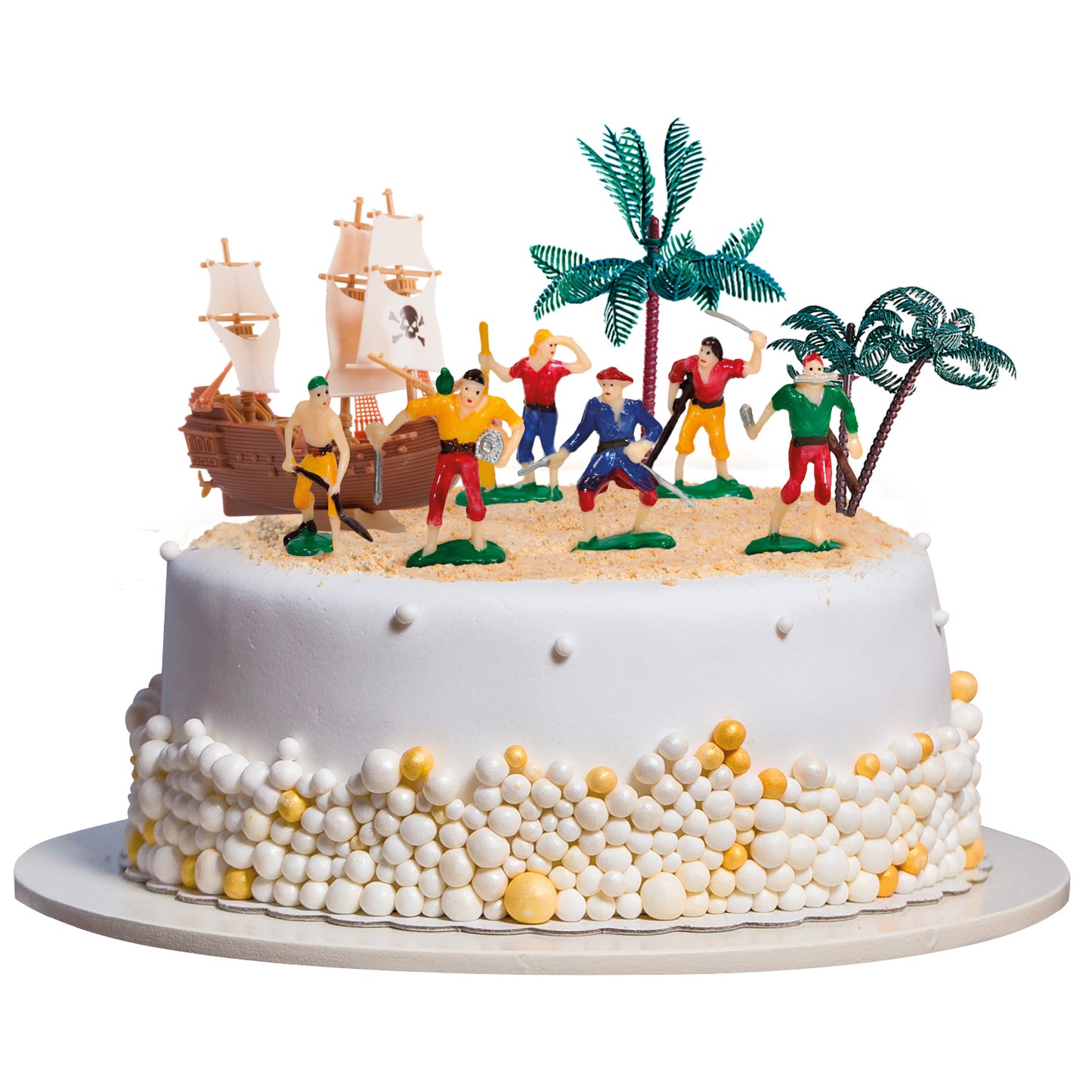 KIT PIRATI CON NAVE PLASTICA