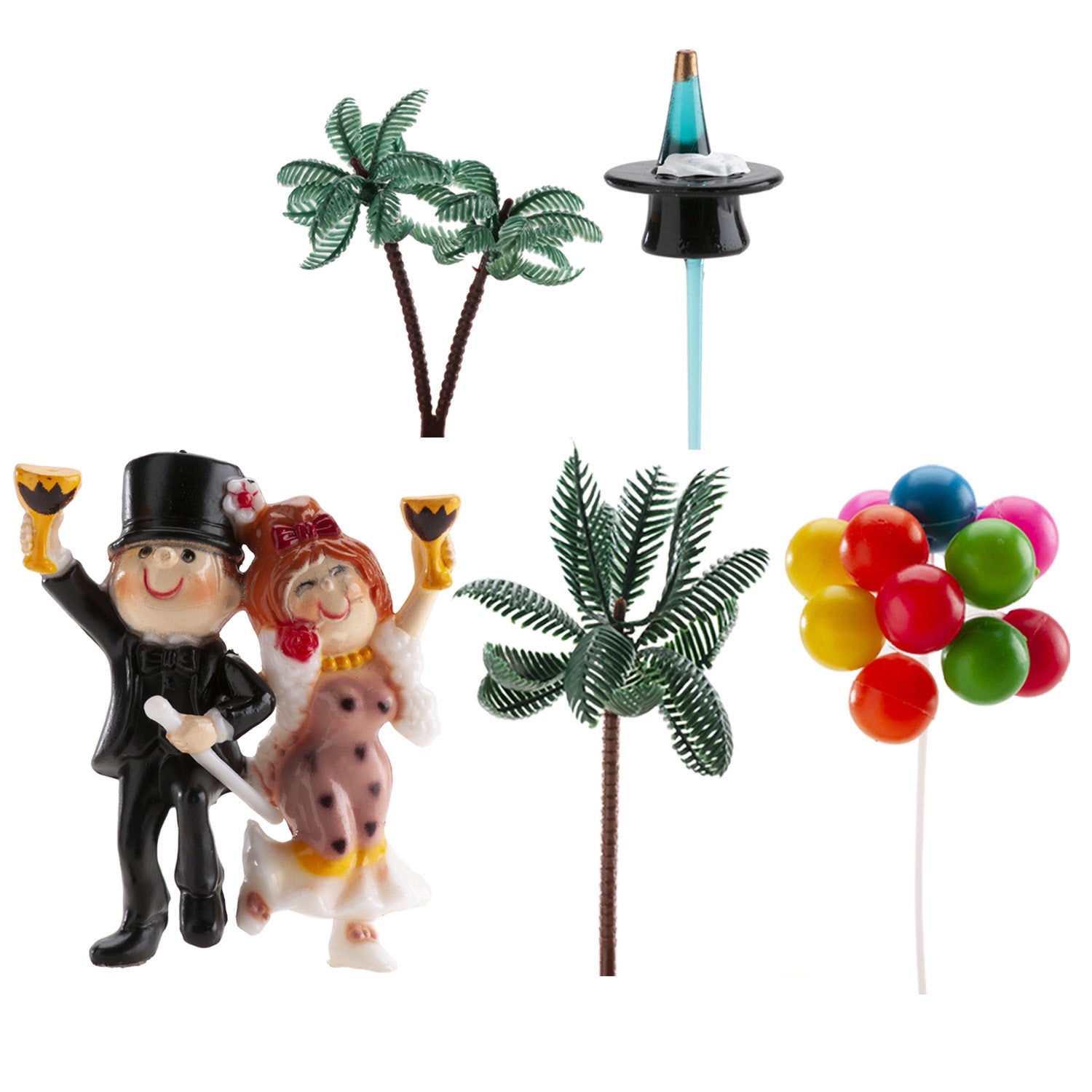 KIT PAREJA BODA PLASTICO