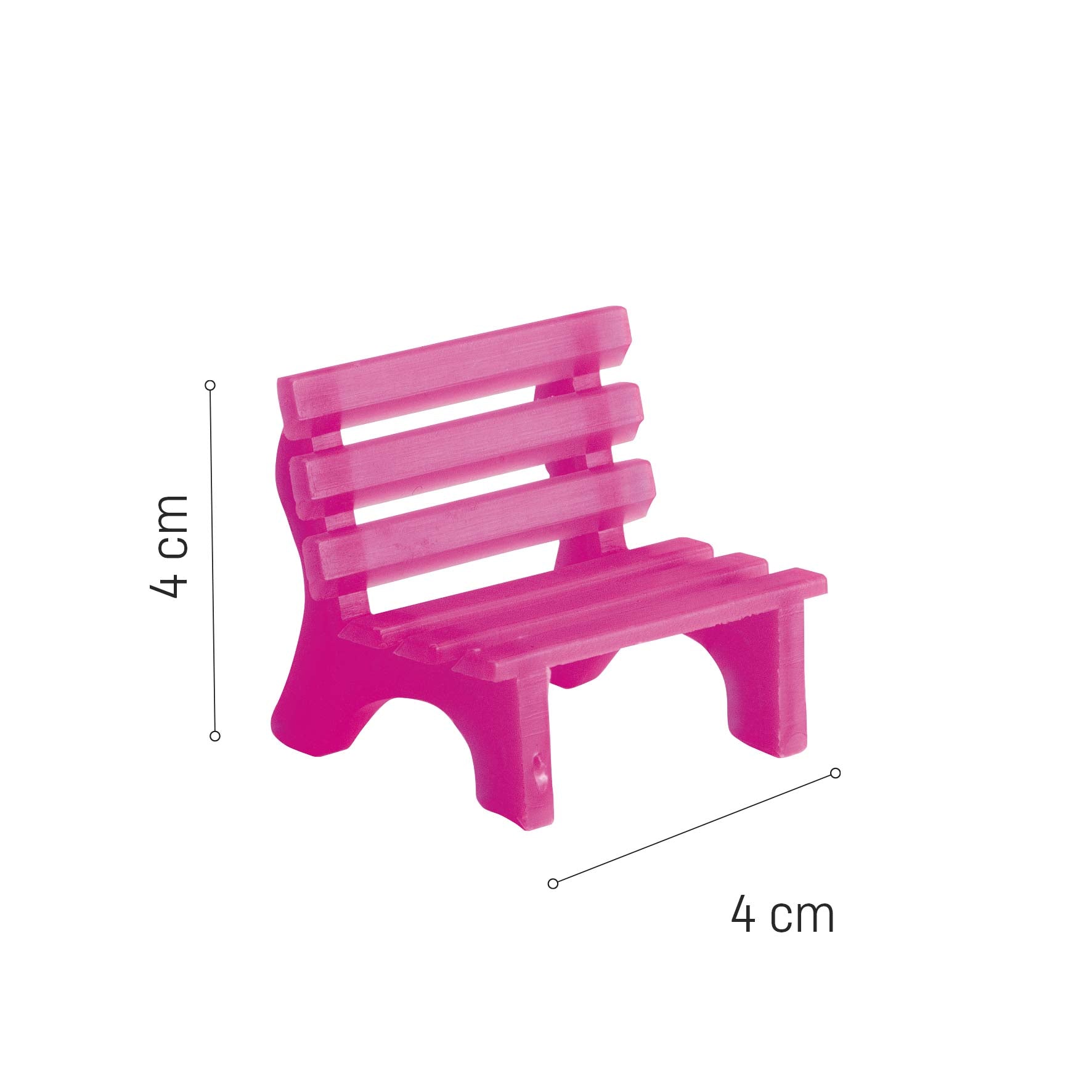 PINK BENCHES 4X4CM