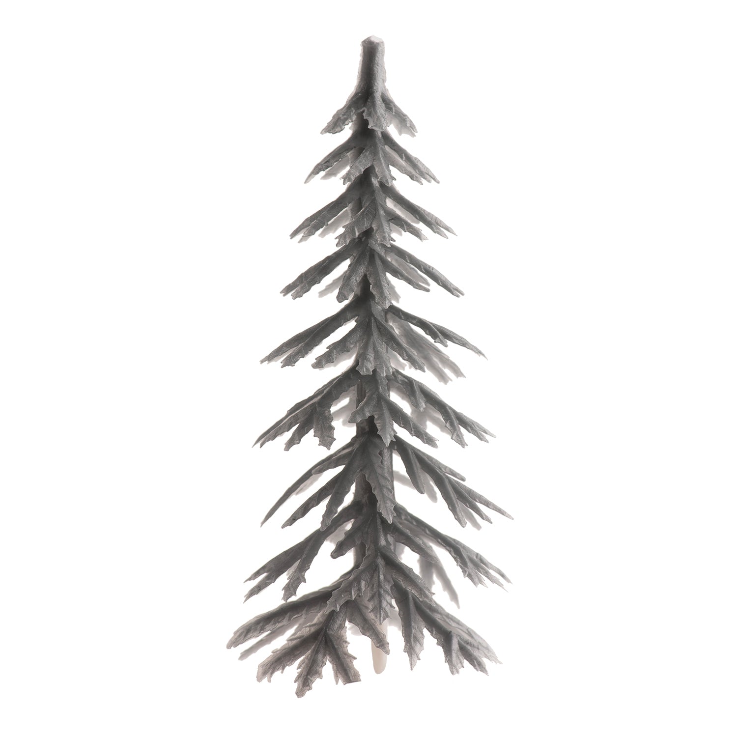 CAKE TOPPER FIGURA PLASTICO PINO PLATA 8.5CM 144 UDS