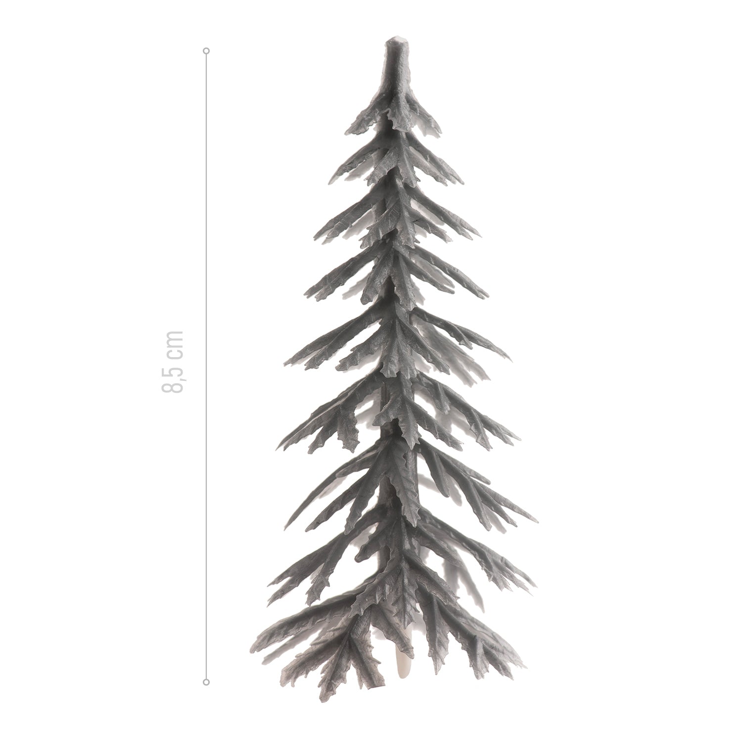 CAKE TOPPER FIGURINE EN PLASTIQUE PIN ARGENTÉ 8,5CM 144 PCS
