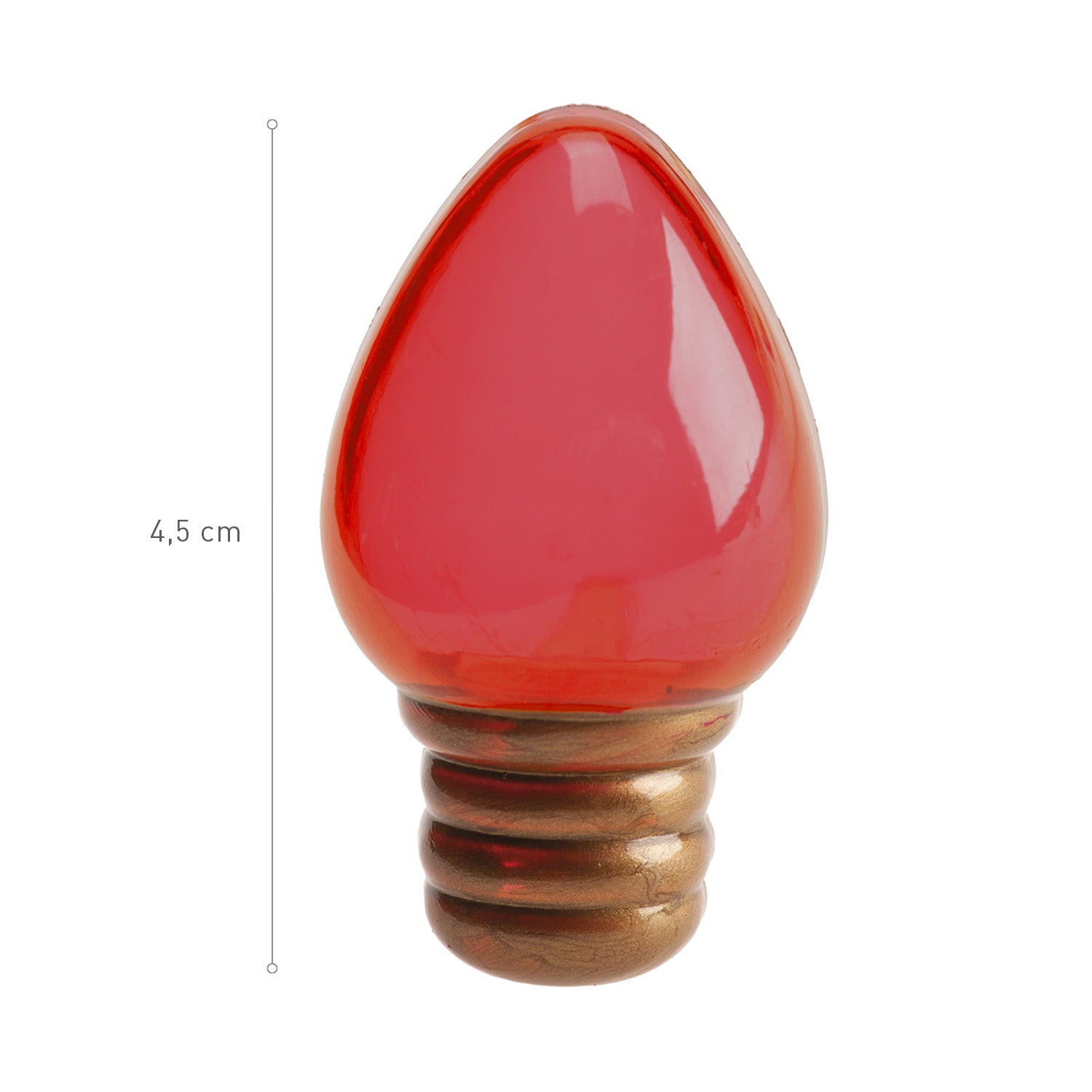 CAKE TOPPER PLASTIQUE LUMIÈRES DE NOËL 4,5CM 144 PCS