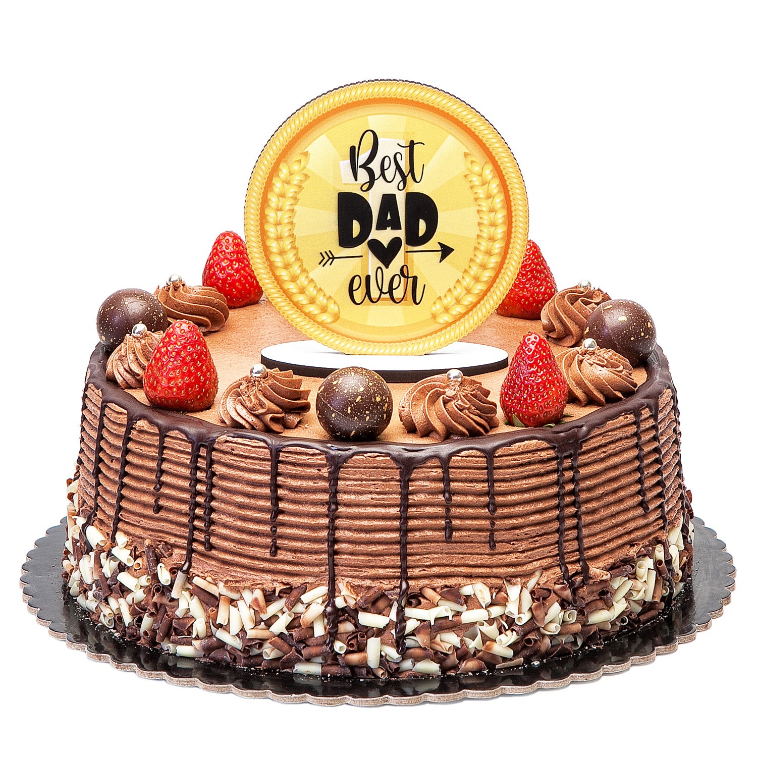 BEST DAD EVER CAKE TOPPER 11,5CM