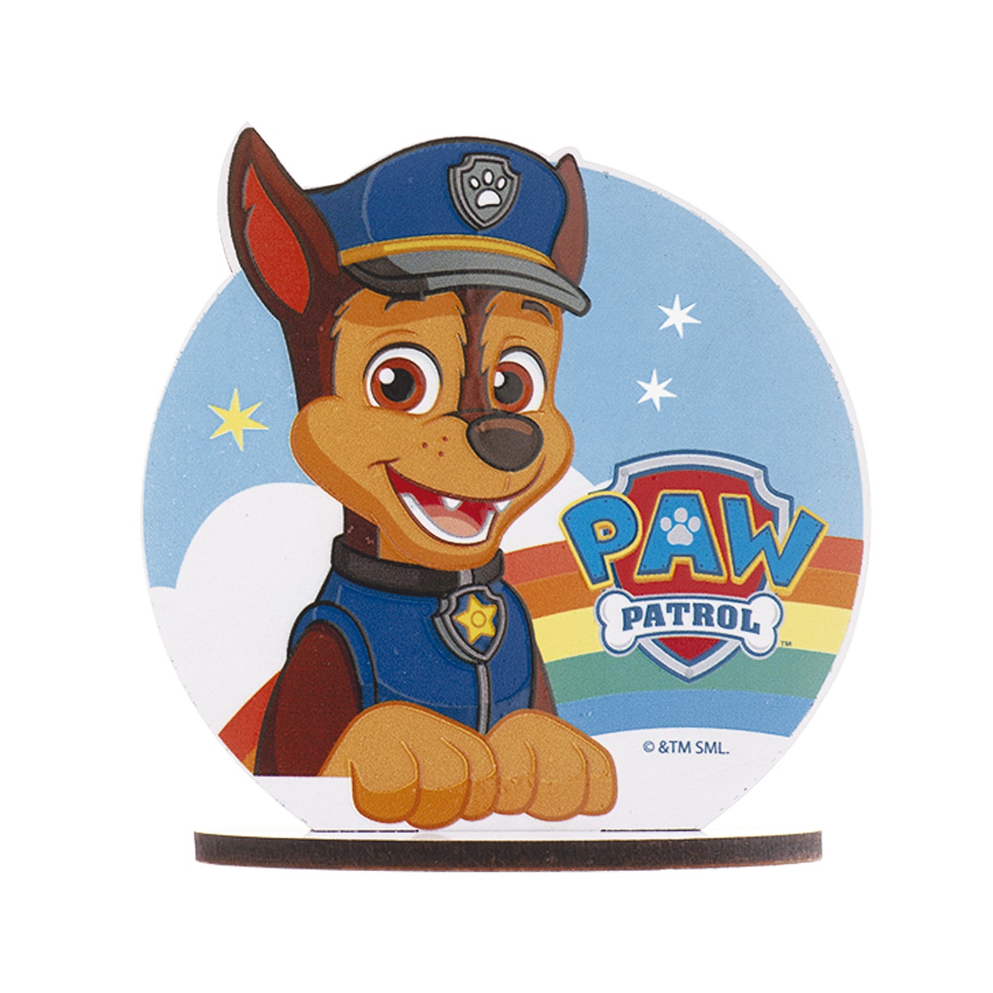 CAKE TOPPER CHASE PATRULHA PATA 12X12,5CM