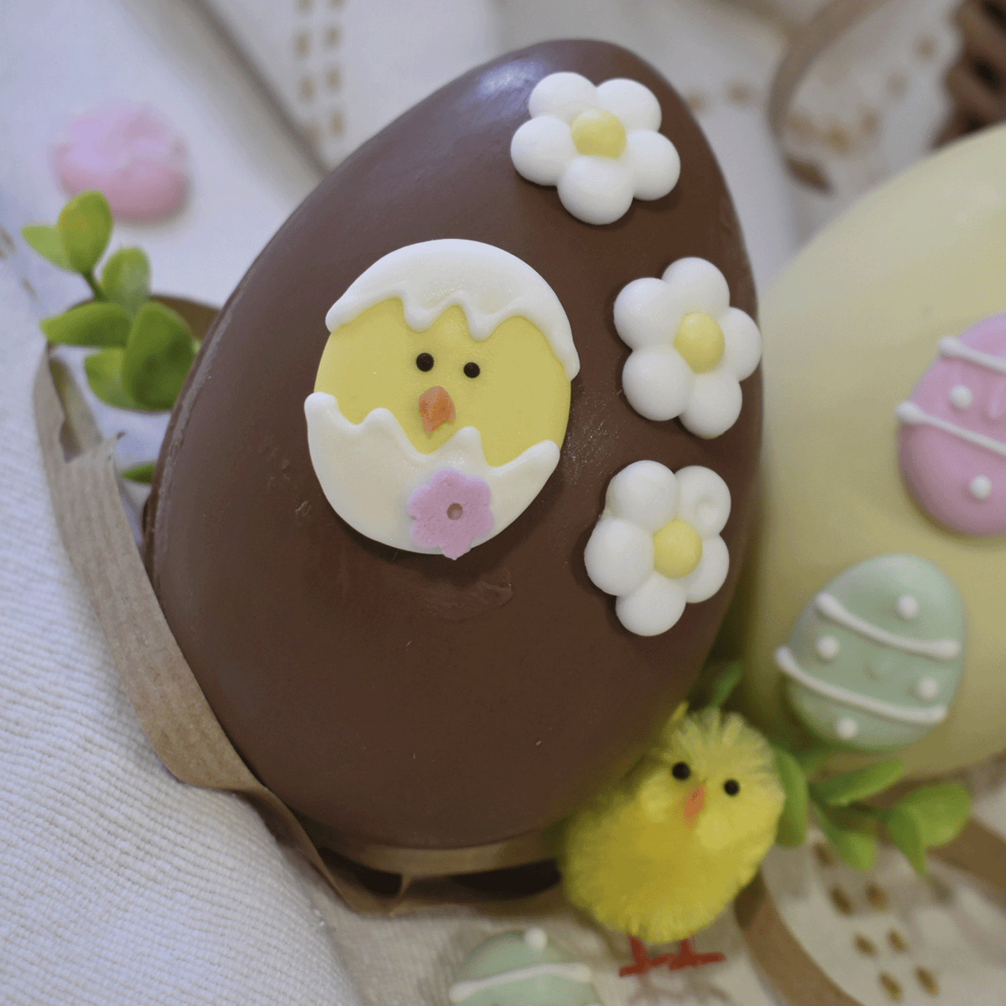 BOITE DE 6 POUSSINS DE PÂQUES JAUNES 2.5CM