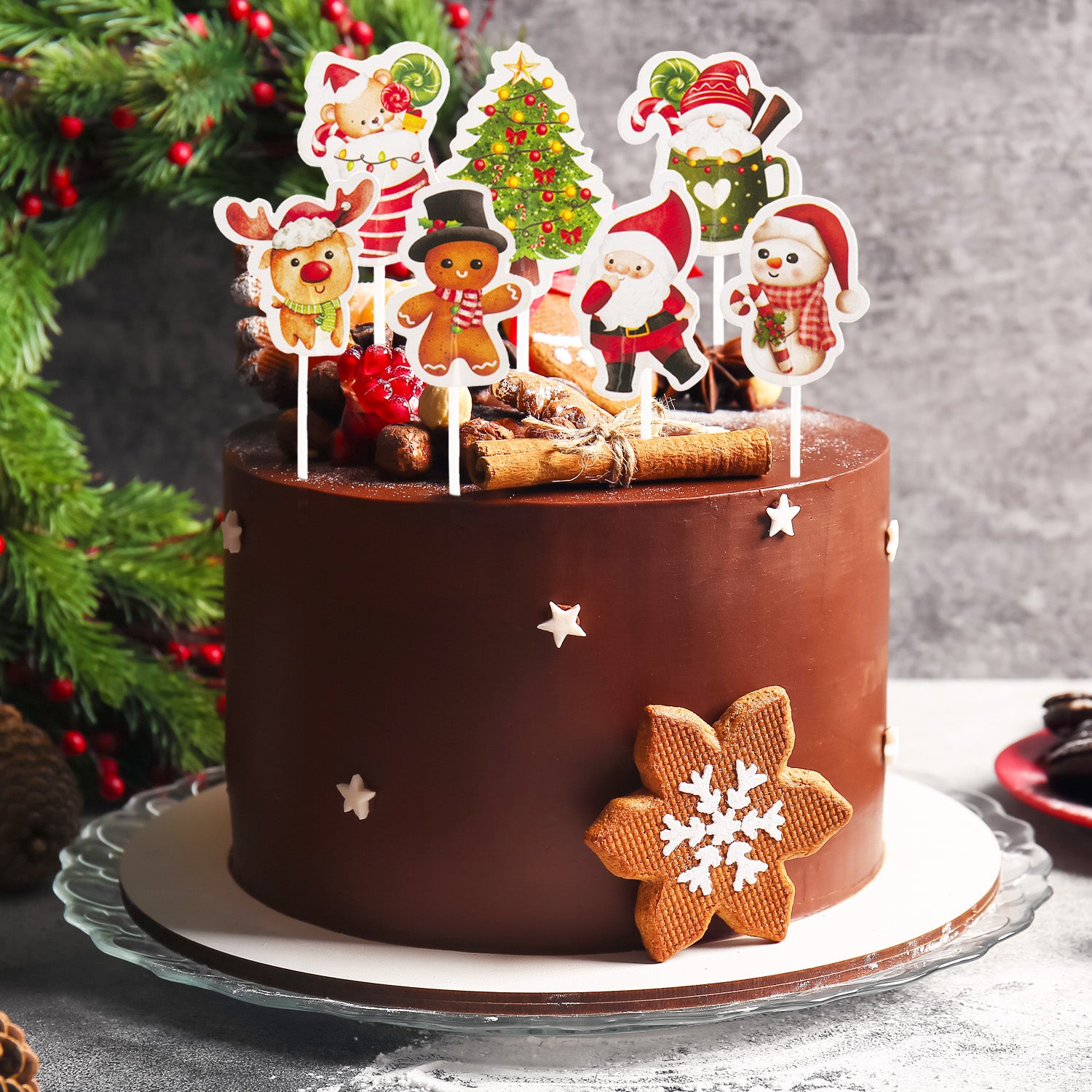 TOPPERS NATALE 8 DISEGNI 16 UNIT