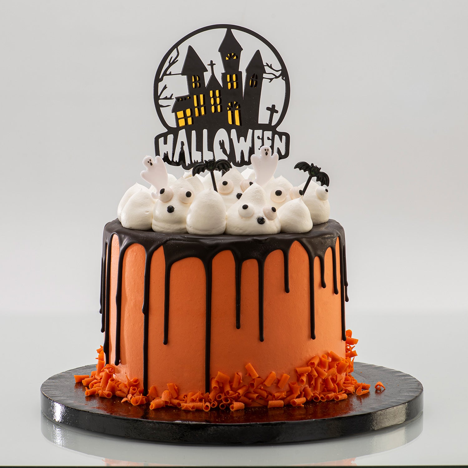 CAKE TOPPER HALLOWEEN CASA ENCANTADA 2 COLORES 15,5X9,5CM