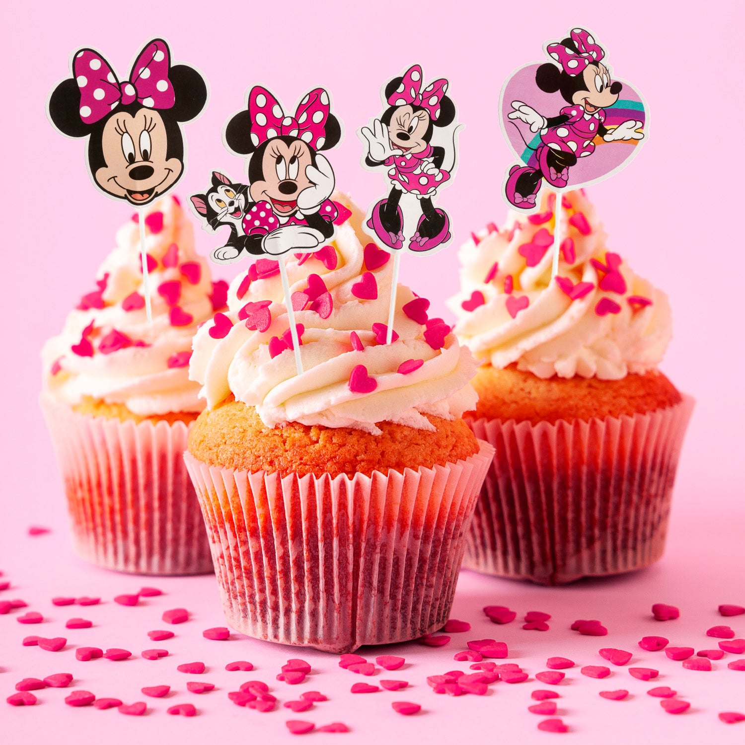 CAKE TOPPERS PAPER MINNIE 8 MODELS 16 UNITS