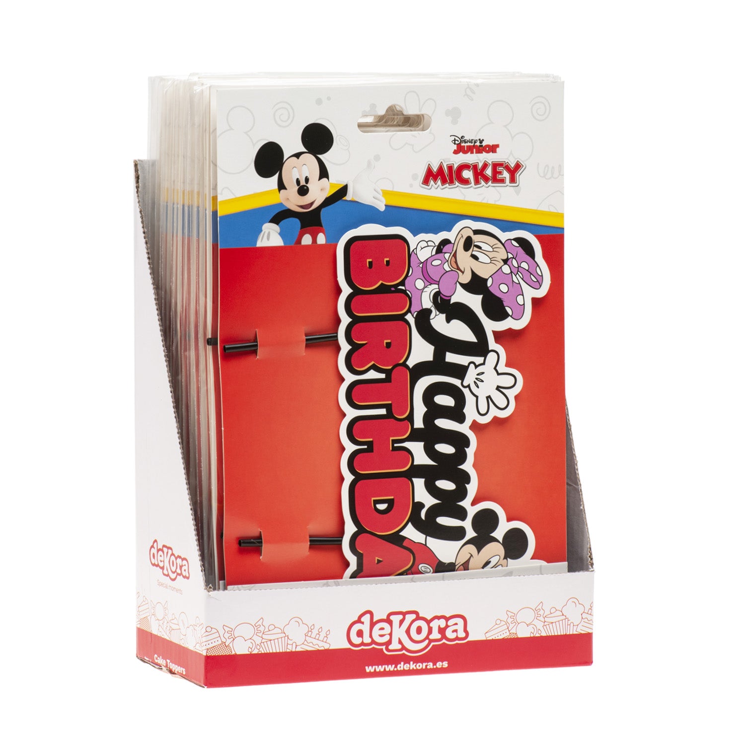 CAKE TOPPERS PAPER  MICKEY & MINNIE 17.5X15CM