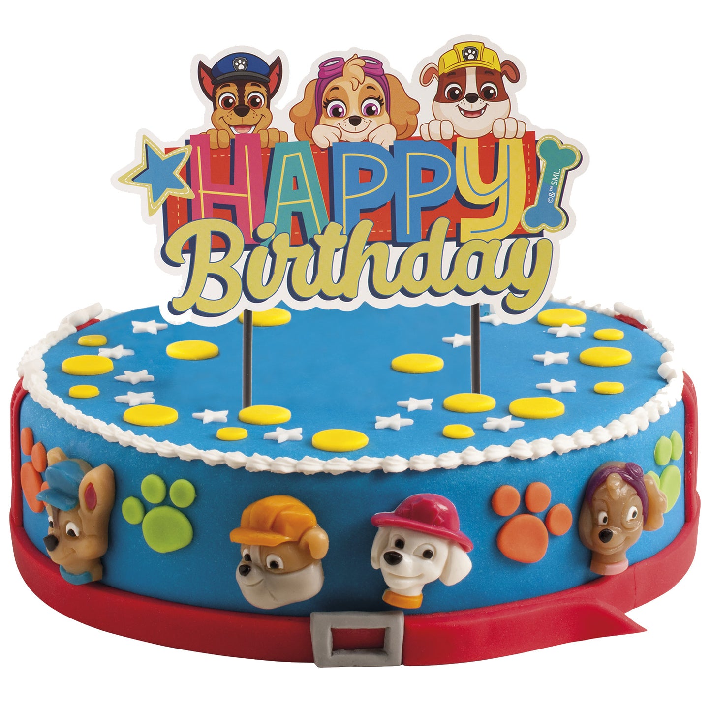 CAKE TOPPERS DI CARTA PAW PATROL 17.5X15CM