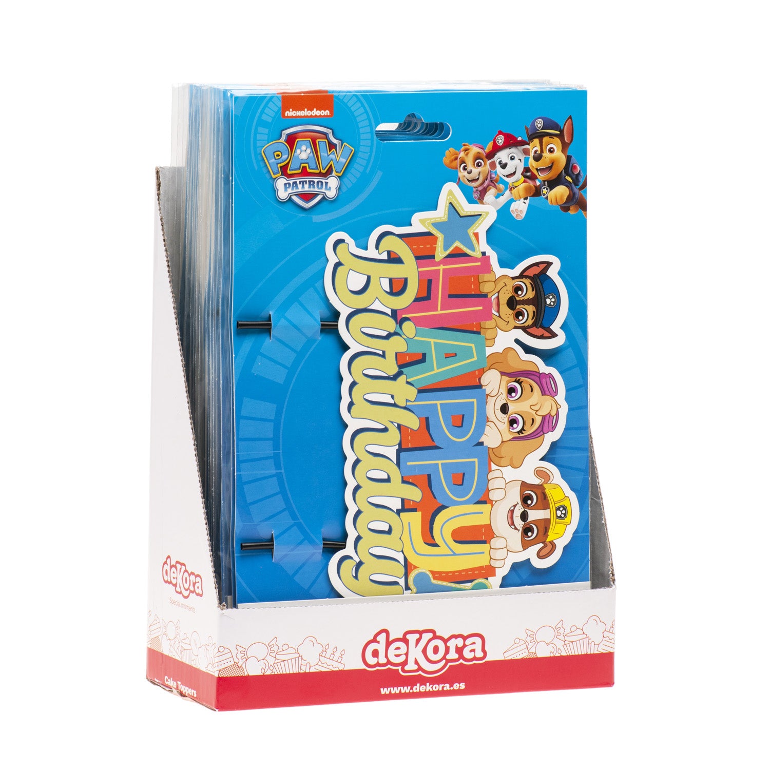 CAKE TOPPERS DI CARTA PAW PATROL 17.5X15CM
