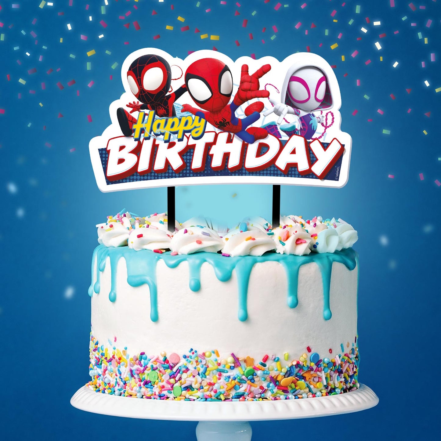 CAKE TOPPERS PAPEL SPIDEY 17,5X15CM