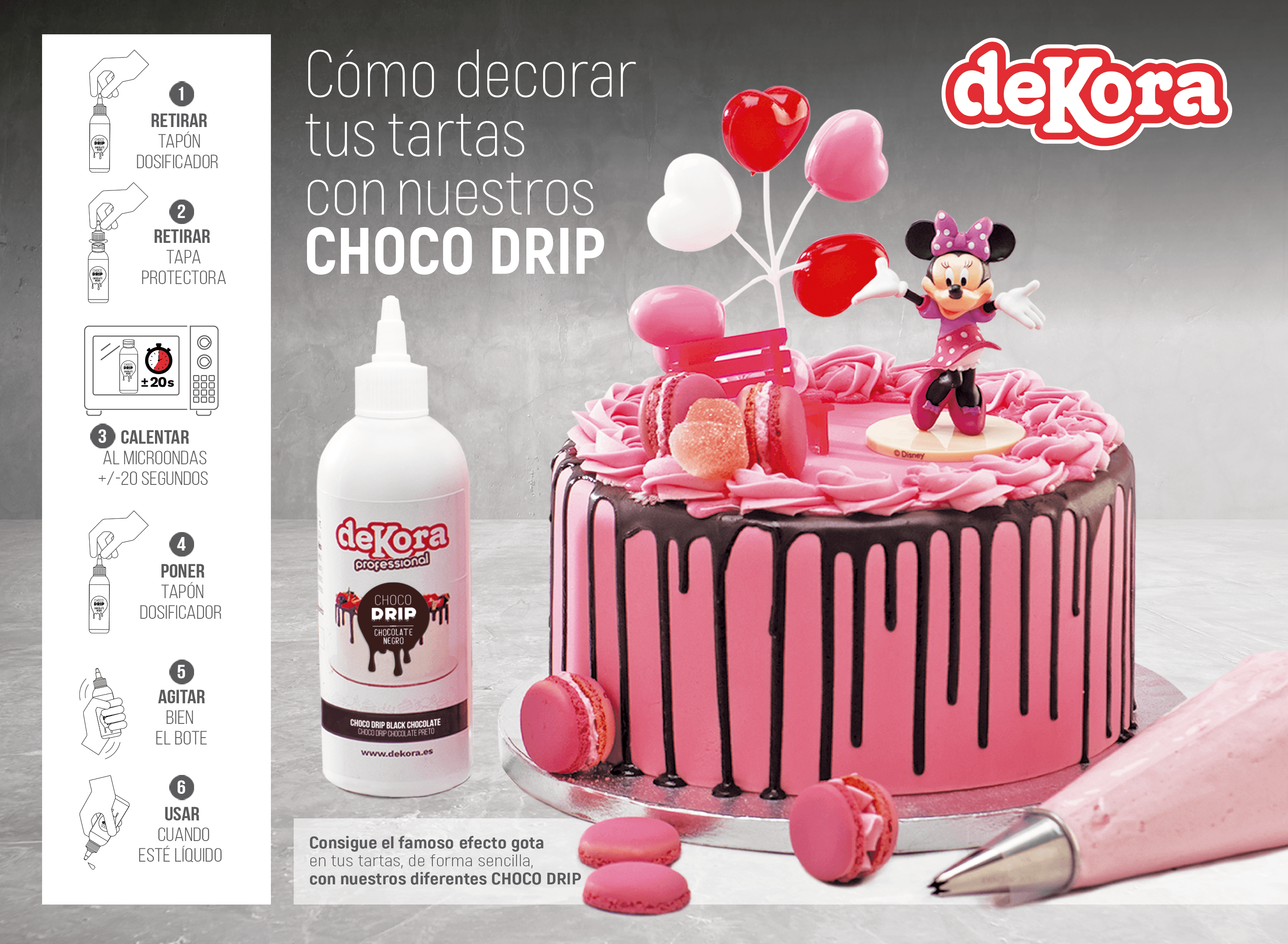 CHOCO DRIP ROUGE CERISE 180 GR