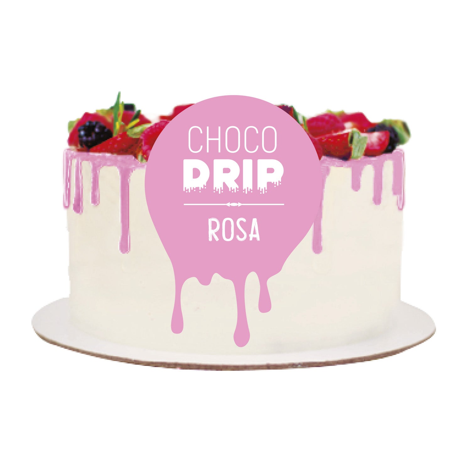 CHOCO DRIP ROSA 180 GR