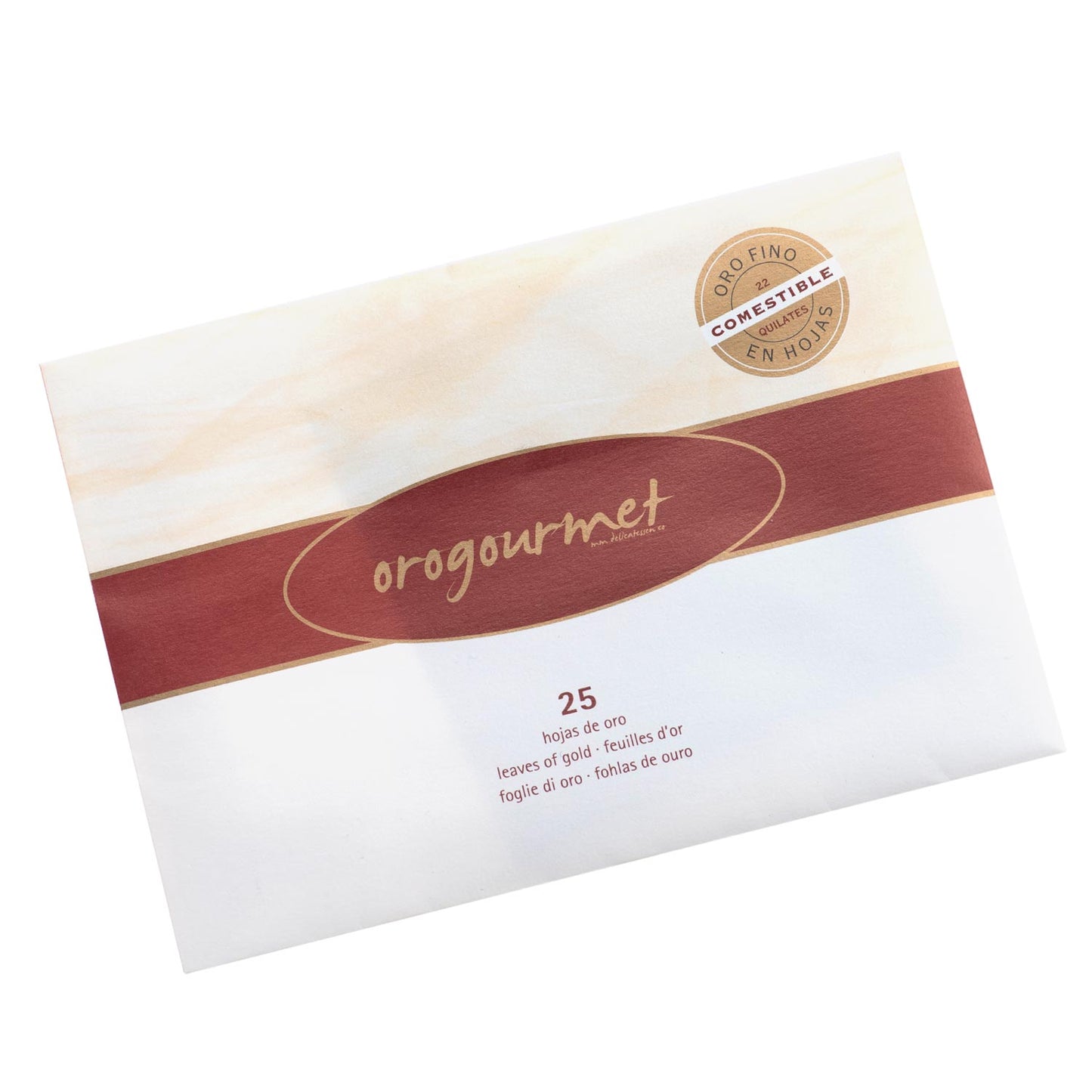 12 FEUILLES D'OR 5X5 CM