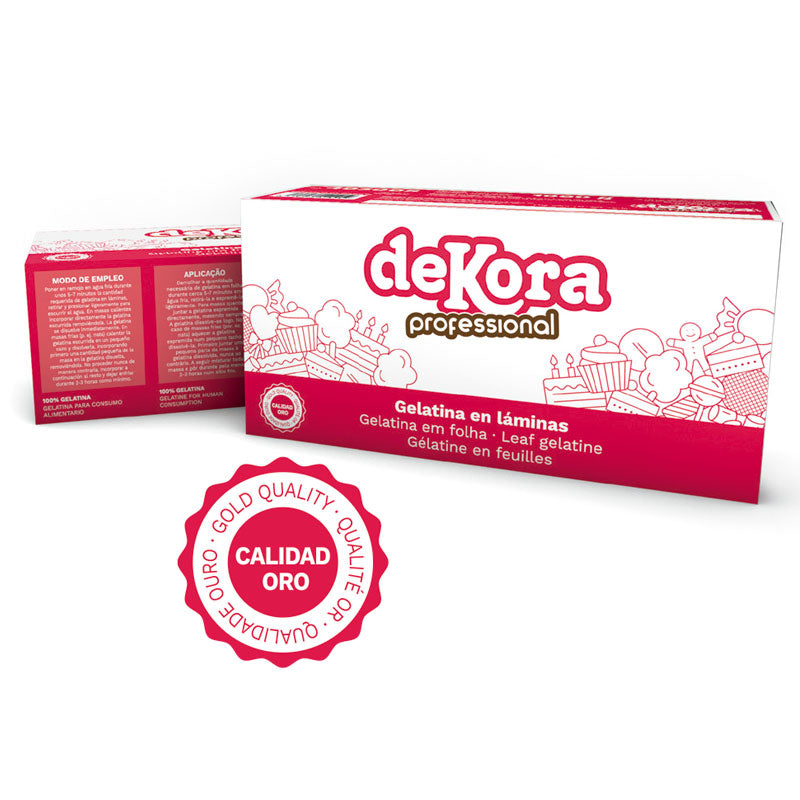 GELATINE SHEETS GOLD QUALITY +/- 220 BLOOM 1KG