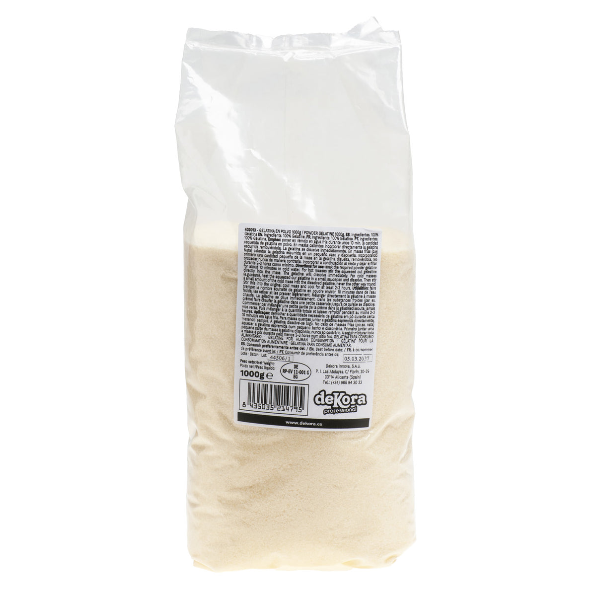 GELATINA OURO EM PÓ 1 KG
