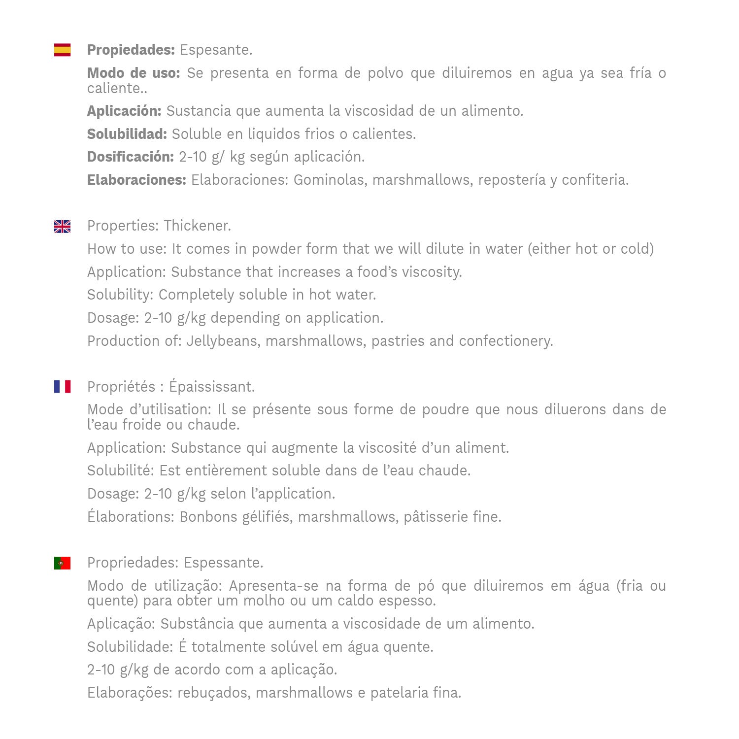 GOMME ARABIQUE 300 GR