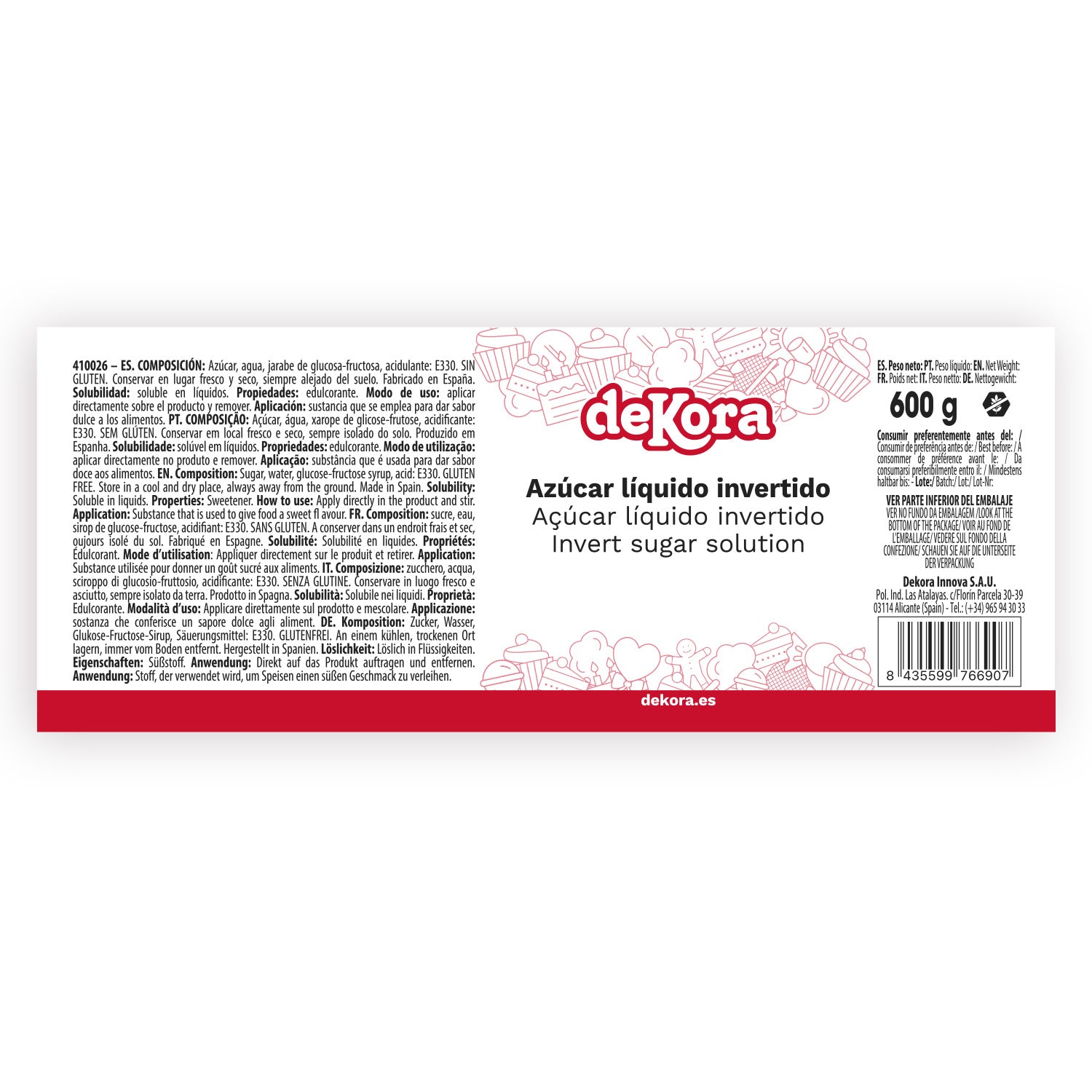 AZÚCAR INVERTIDO 600GR