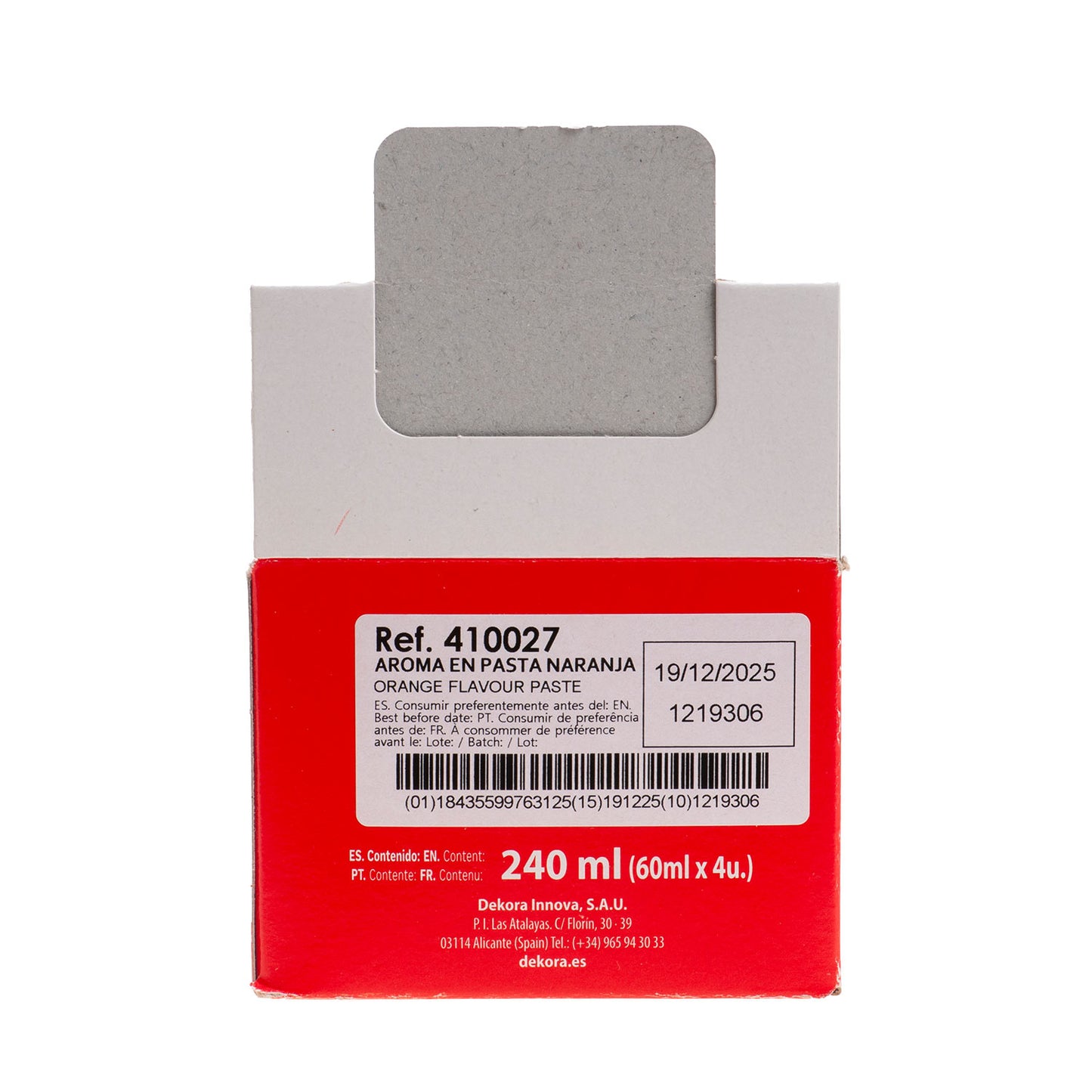 AROMA EN PASTA DE NARANJA 60ML