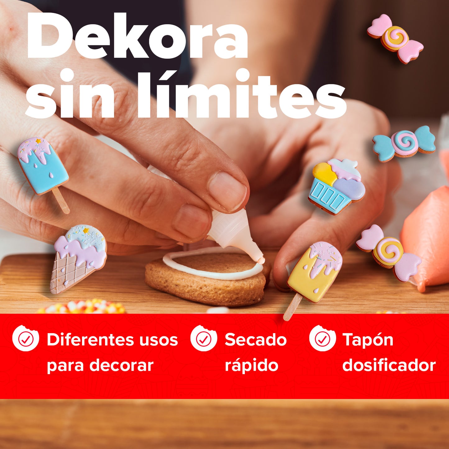 BOX X 9 U EDIBLE GLUE 60 g