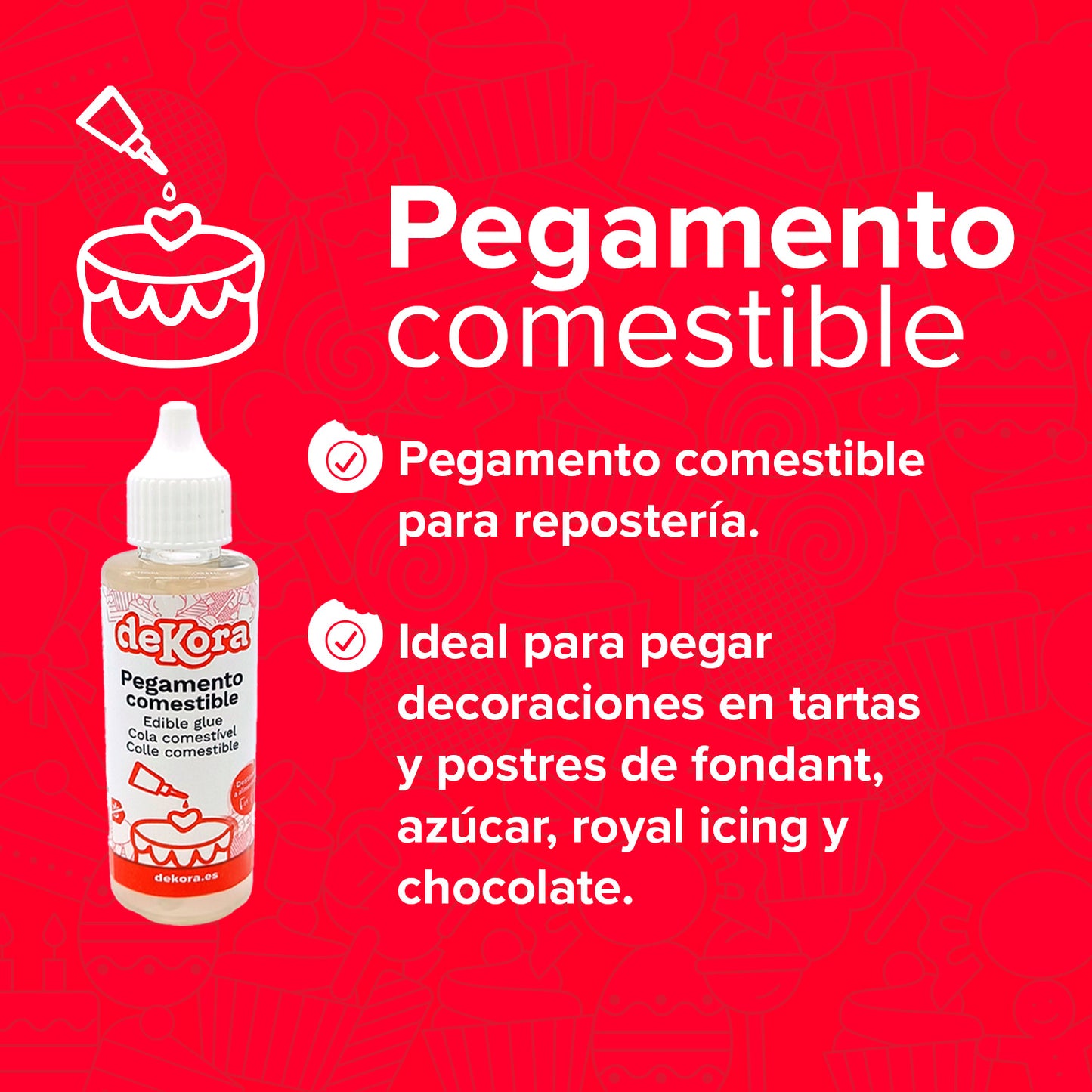 BOX X 9 U EDIBLE GLUE 60 g