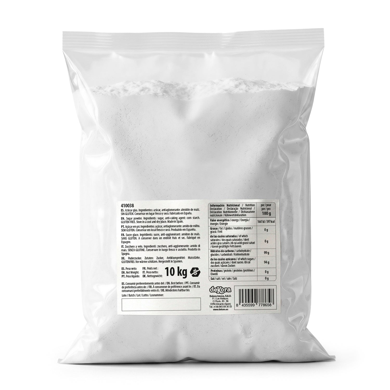 AZÚCAR GLAS 10KG