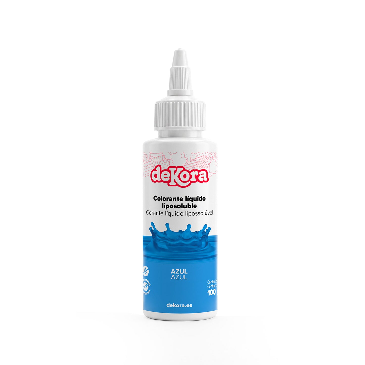 BLUE LIPOSOLUBLE LIQUID FOOD COLORANT 100 GR
