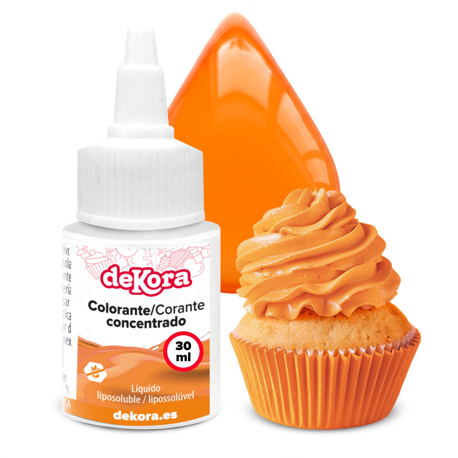 COLORANTE CONCENTRADO MARRÓN LIQ. LIPOSOLUBLE 30ML