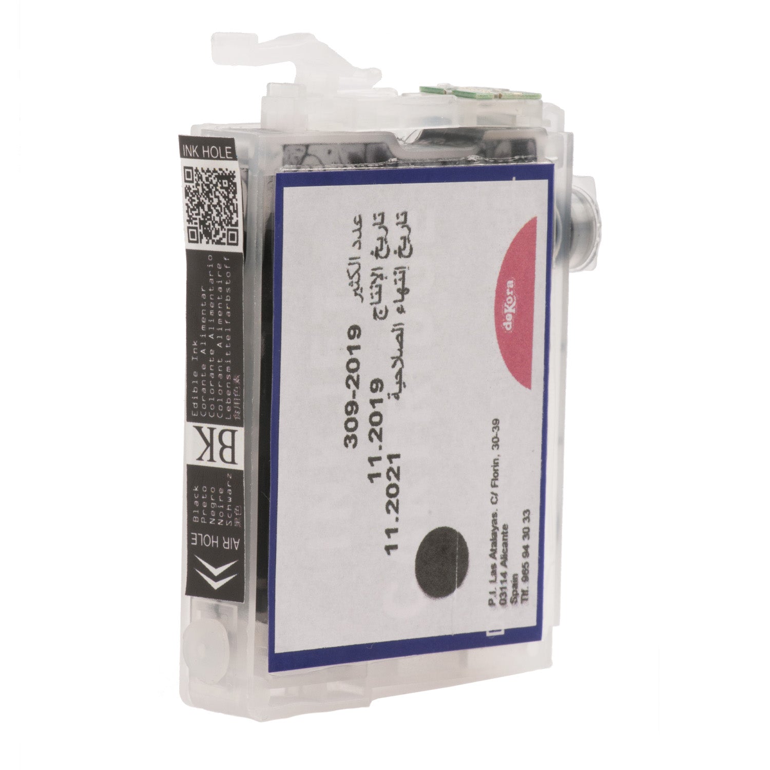 BLACK EDIBLE INK CARTRIDGE FOR EPSON SERIE 16